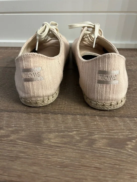 Toms Lena Canvas Lace-Up Espadrilles - Picture 3 of 6